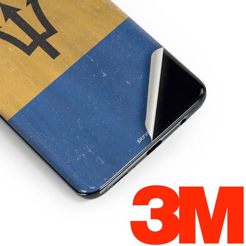 Barbados Flag Distressed Galaxy S10 Skin